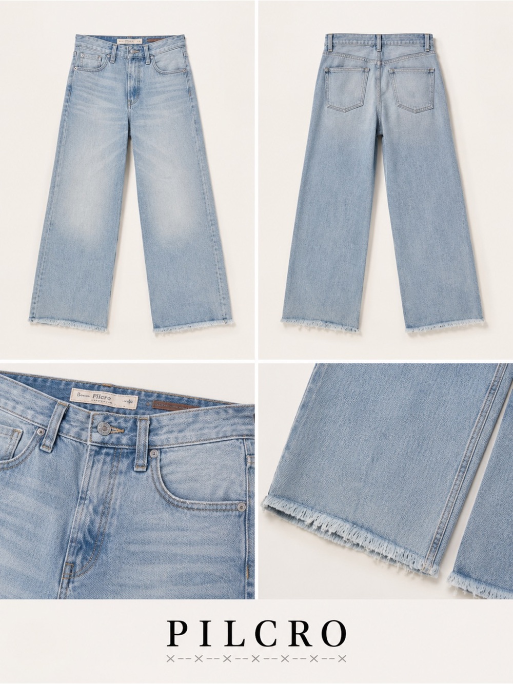 Pilcro Light Blue Bootcut Jeans for Men
